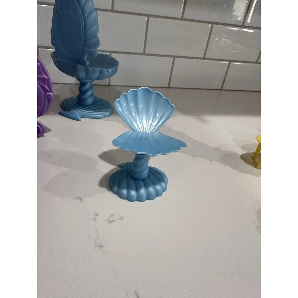 Rare Vintage Retro Disney little mermaid Ariel Purple shell bed Princess Y2K Set